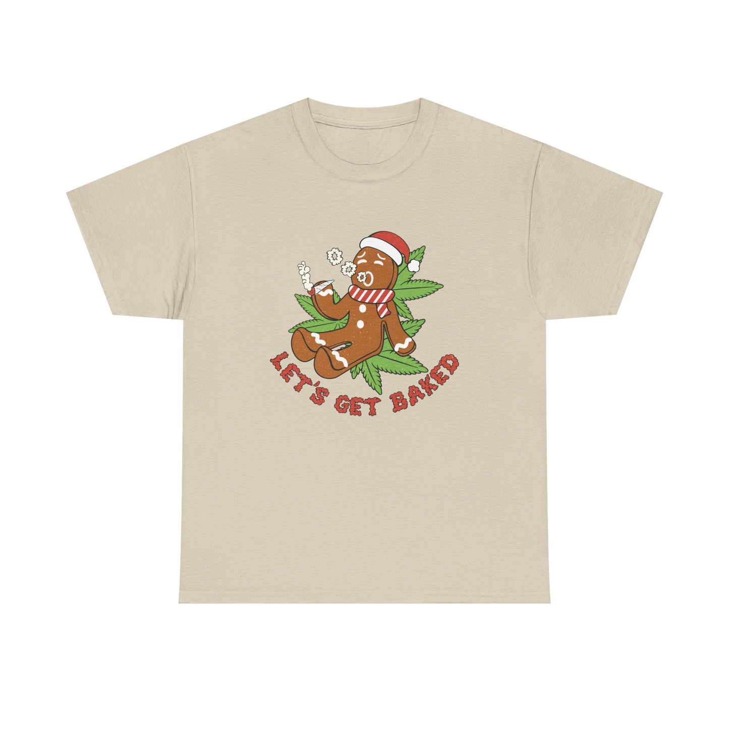 Let's Get Baked Gingerbread Unisex Heavy Cotton Tee - Resilient Mind Media