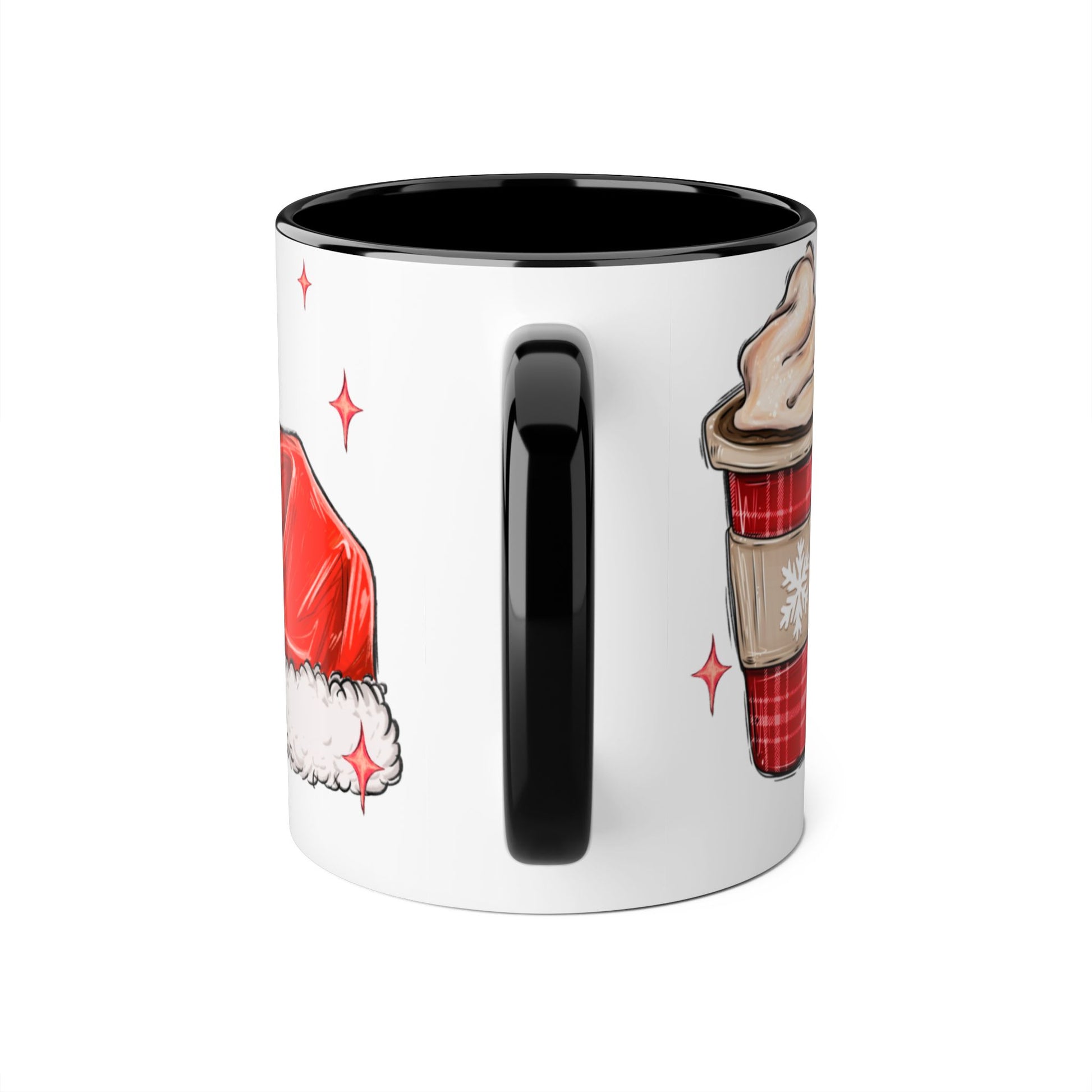 TIS THE SEASON CHRISTMAS HOCKEY Festive Hockey Accent Mug - 11oz Christmas Design - Resilient Mind Media