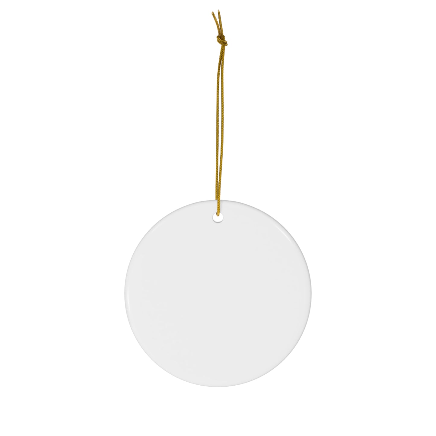 Festive Snowman Ceramic Ornament - Resilient Mind Media