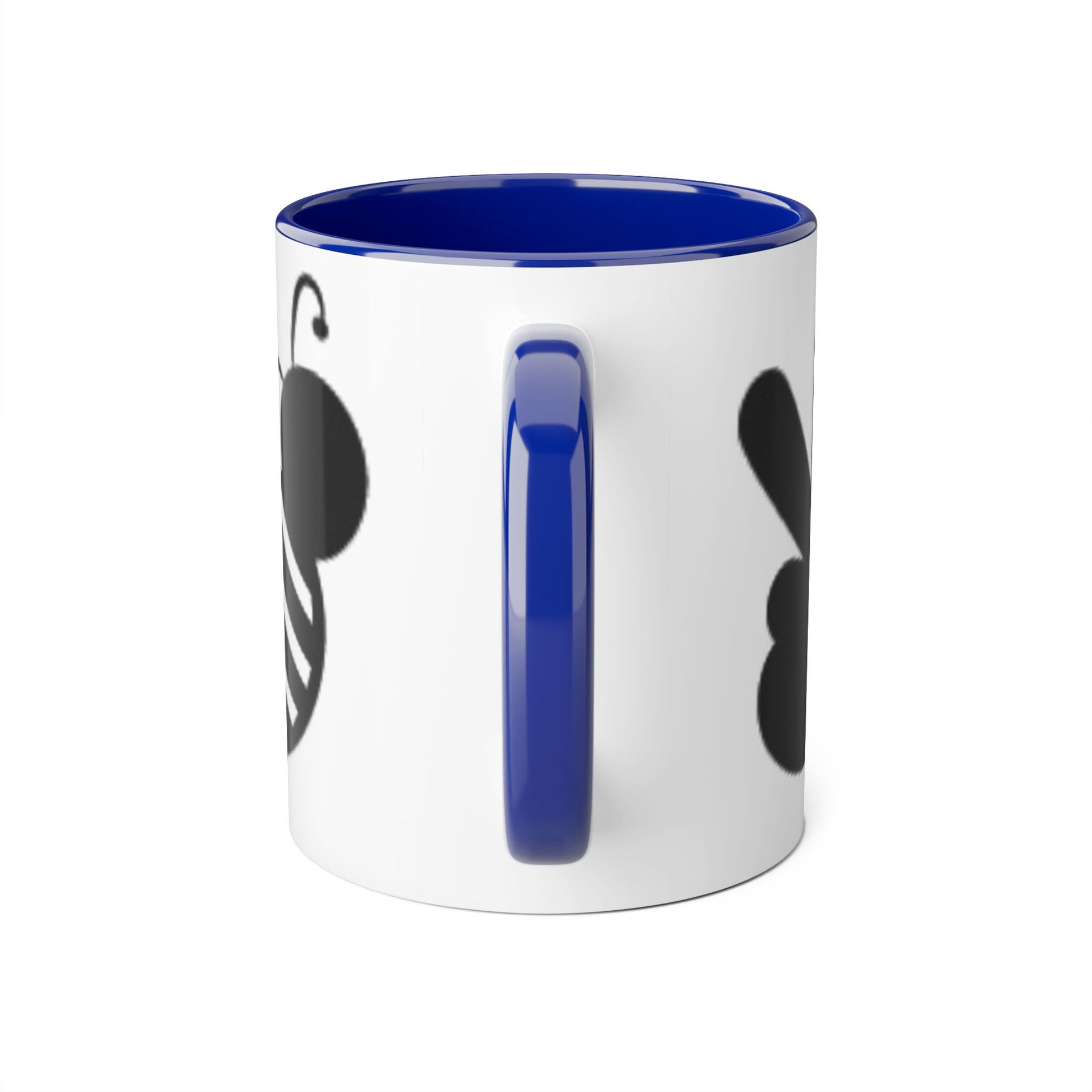 Chic Love Accent Mug - 11oz Black & White Design - Resilient Mind Media