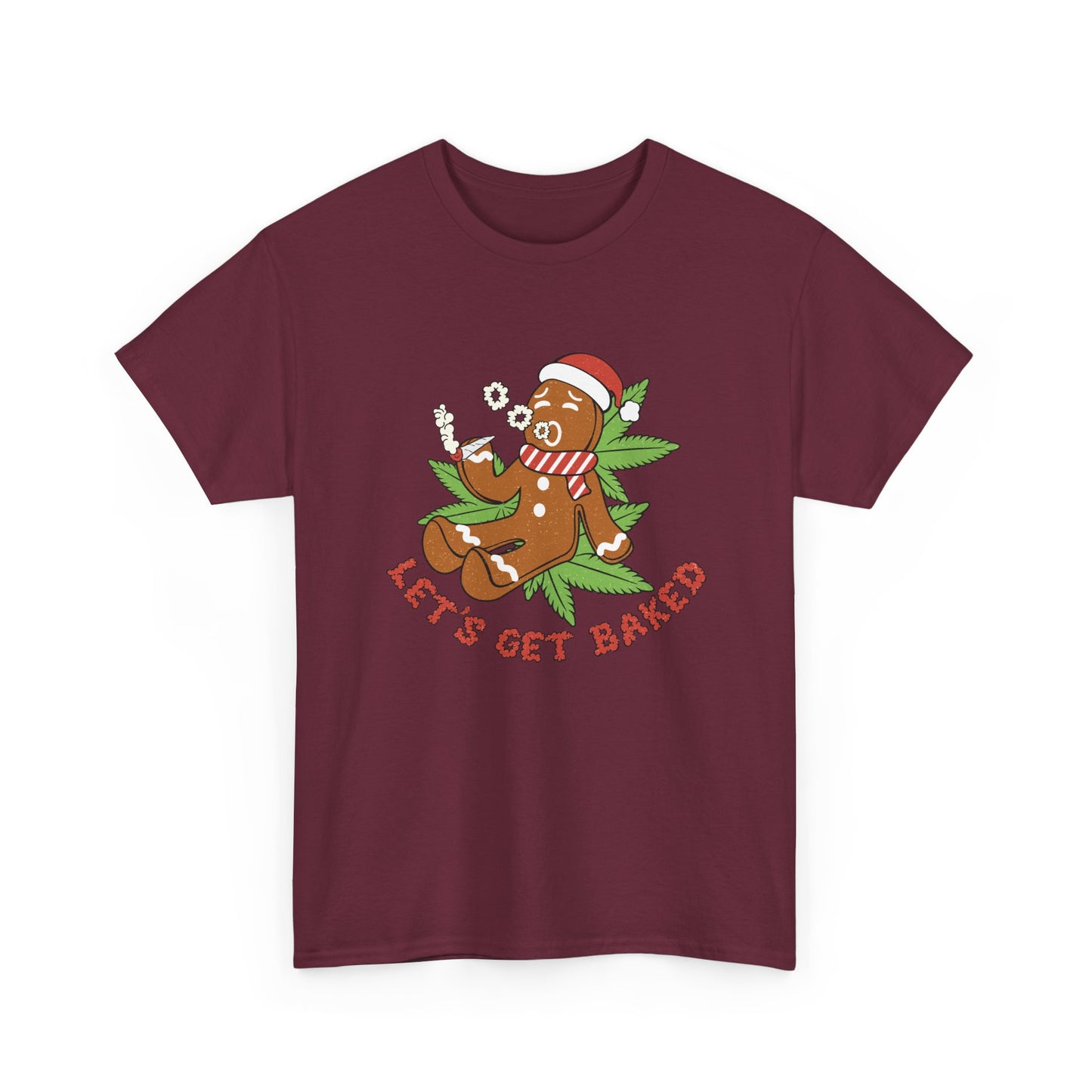 Let's Get Baked Gingerbread Unisex Heavy Cotton Tee - Resilient Mind Media